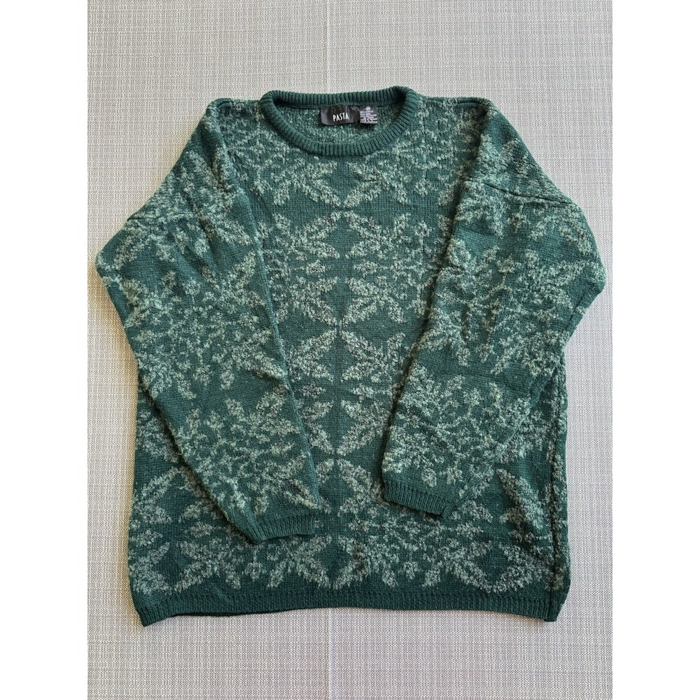 Pasta Green Vintage Sweater Mens Size M